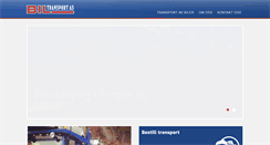 Desktop Screenshot of biltransport.no